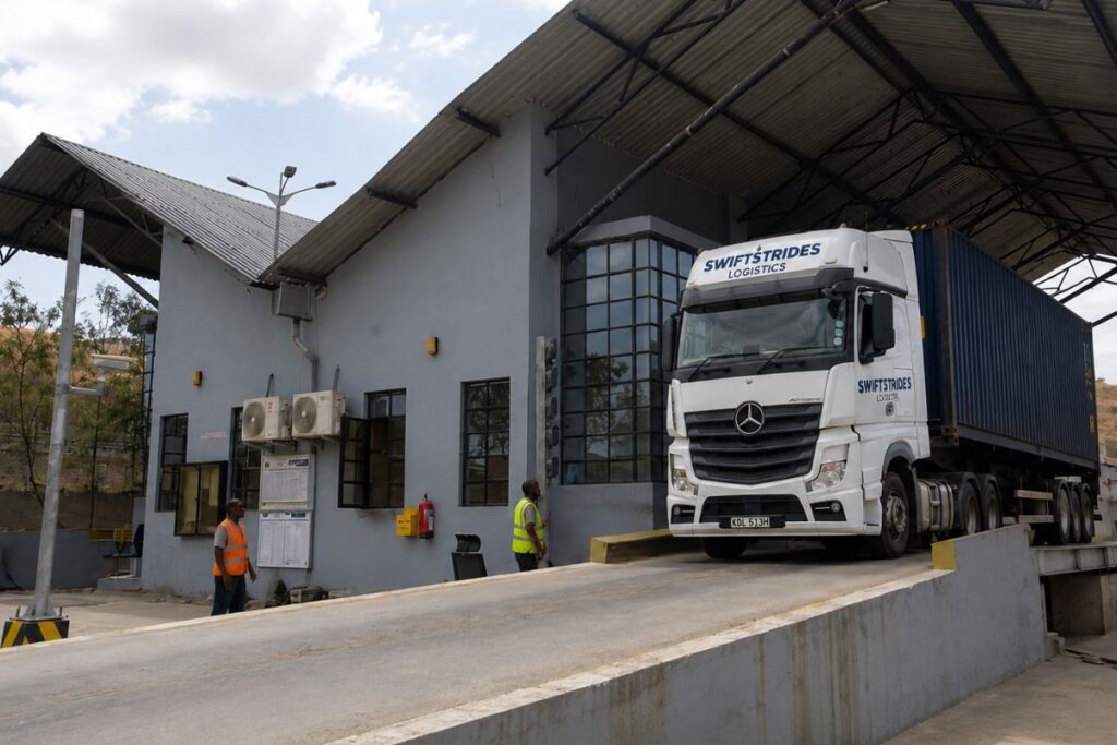 Mombasa to Nairobi Road Transport Guide 2026, weighbridge image